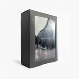 Tommy Hilfiger HILFIGER M SDE CHECK Mens House Slippers Desert Sky in black gift box with clear window.