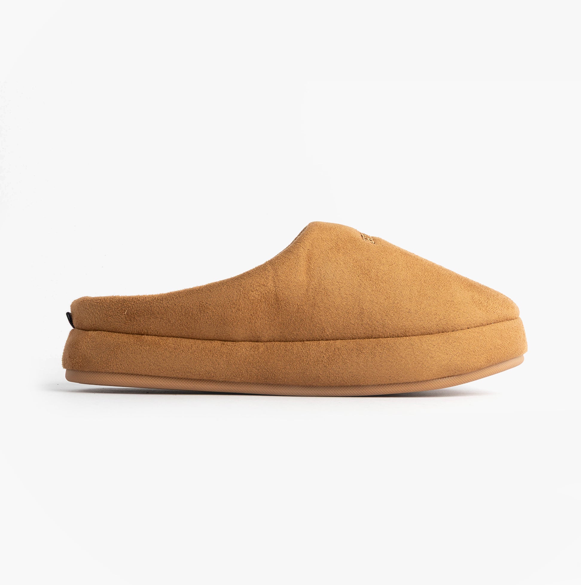 Tommy Hilfiger HILFIGER M SDE CHECK Mens House Slippers Desert Khaki side view of the slipper