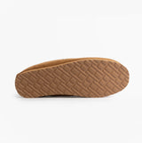 Tommy Hilfiger HILFIGER M SDE DRIVE Mens Mocassin Slippers Desert Khaki bottom view showing sole pattern and texture.