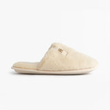 Tommy Hilfiger TH FAUX FUR HOUSE SH Womens Slippers Ancient White