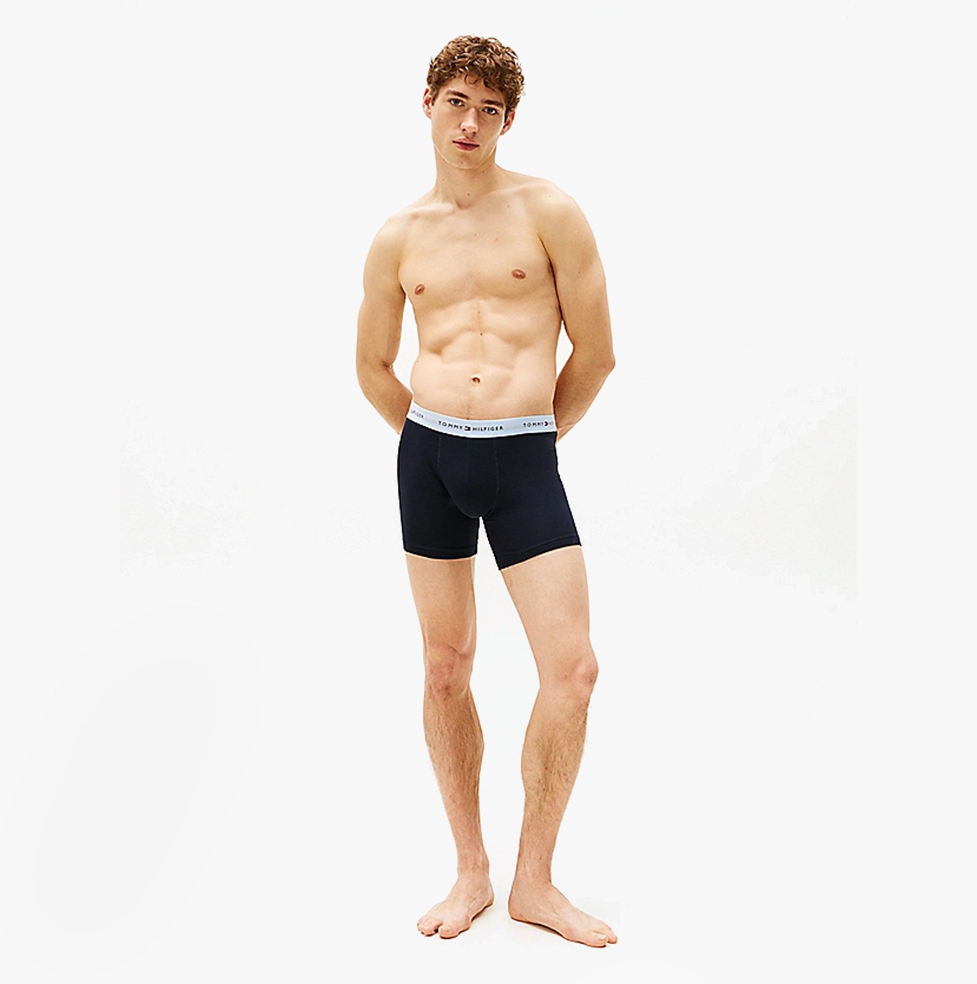 Tommy Hilfiger LOGO 3 Pack Mens Boxer Briefs Multicoloured