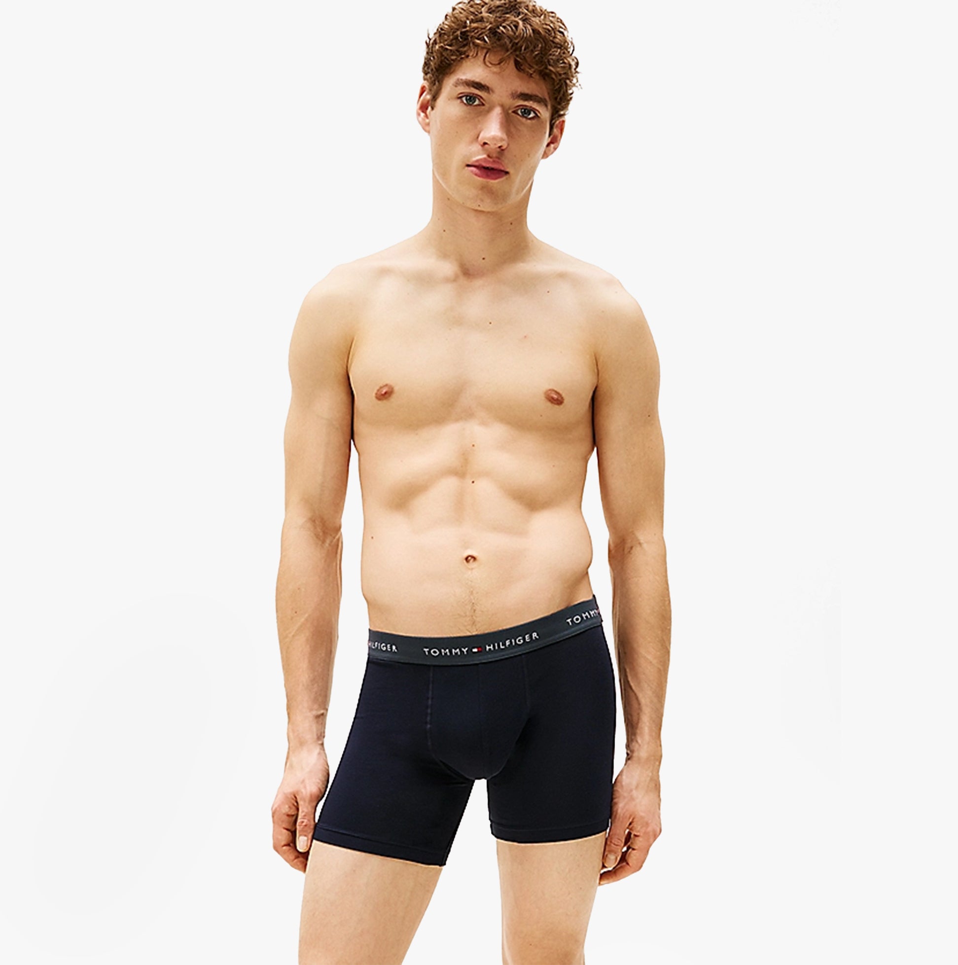 Tommy Hilfiger LOGO 3 Pack Mens Boxer Briefs Multicoloured