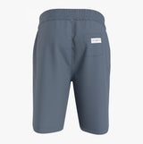Tommy Hilfiger HWK SHORTS Mens Blue Coal back view with drawstring waist and logo detail.