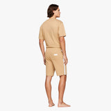 Tommy Hilfiger HWK SHORTS Mens Classic Khaki back view showing lightweight drawstring waist design.