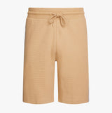 Tommy Hilfiger HWK SHORTS Mens Classic Khaki front view with drawstring waist and lightweight fabric.