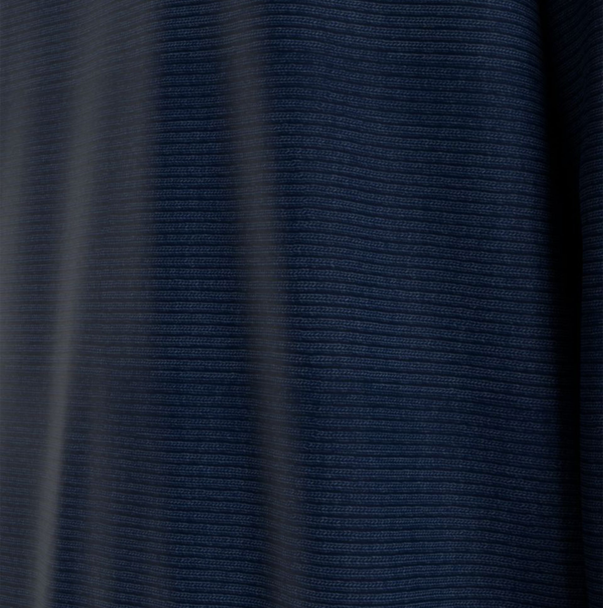 Tommy Hilfiger HWK TRACK TOP Mens Track Top Desert Sky detail view of fabric texture in dark blue.