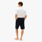 Tommy Hilfiger Mens TH Original Logo Terry Lounge Shorts Navy back view