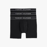 Tommy Hilfiger Mens 3 Pack Waistband Boxer Brief Black