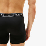 Tommy Hilfiger Mens 3 Pack Waistband Boxer Brief Black
