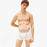 Tommy Hilfiger 3 Pack Mens Trunks Des Sky/Calico/Fssl Blue