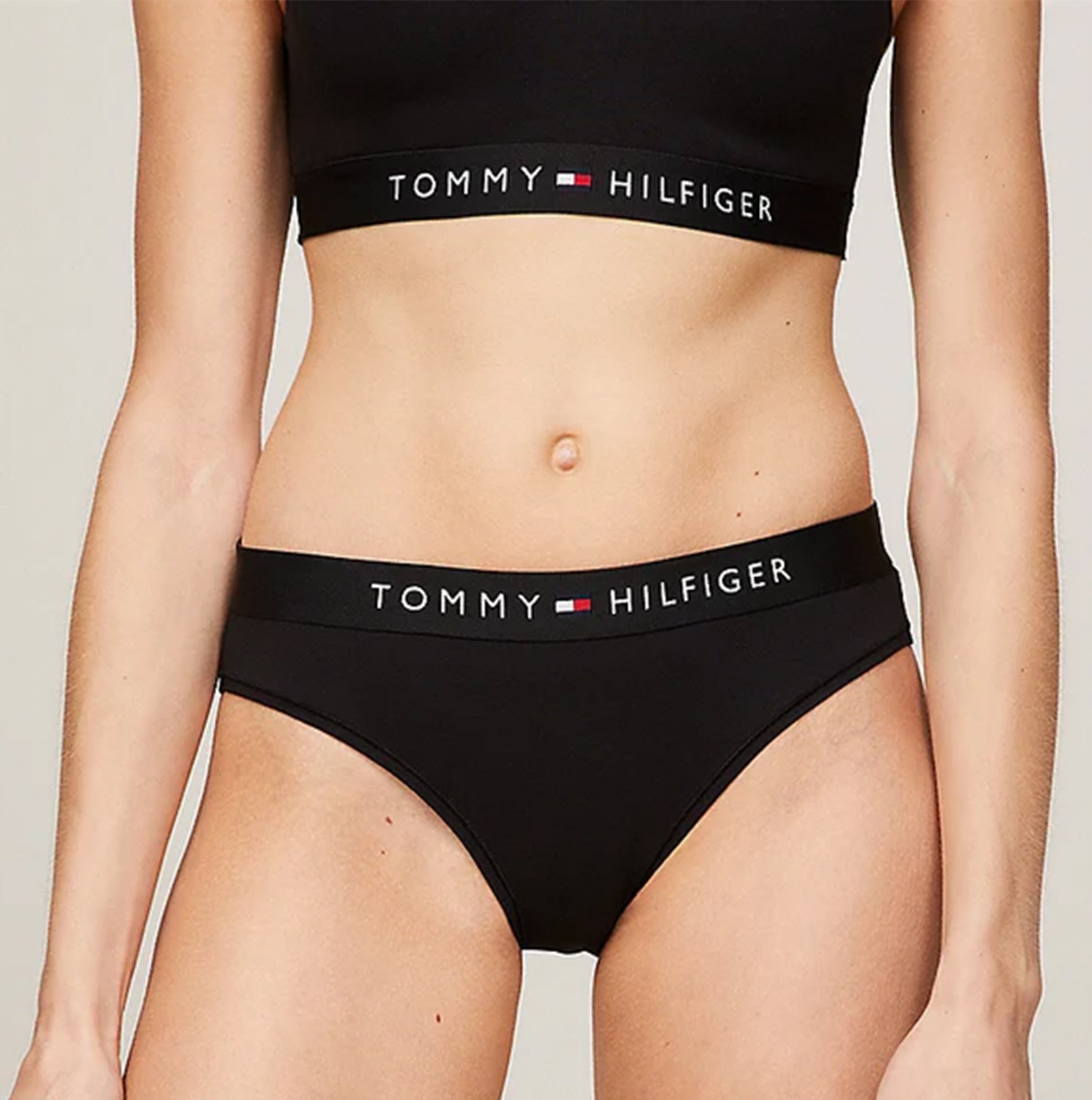 Tommy Hilfiger TH ORIGINAL LOGO BIKINI Womens Briefs Black