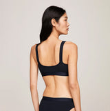 Tommy Hilfiger BRALETTE LIFT Womens Desert Sky back view of bralette, highlighting fabric and fit.