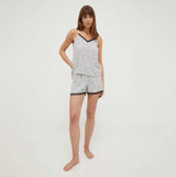 Tommy Hilfiger WOVEN SHORT PRINT Womens Shorts Feather Print Ecru