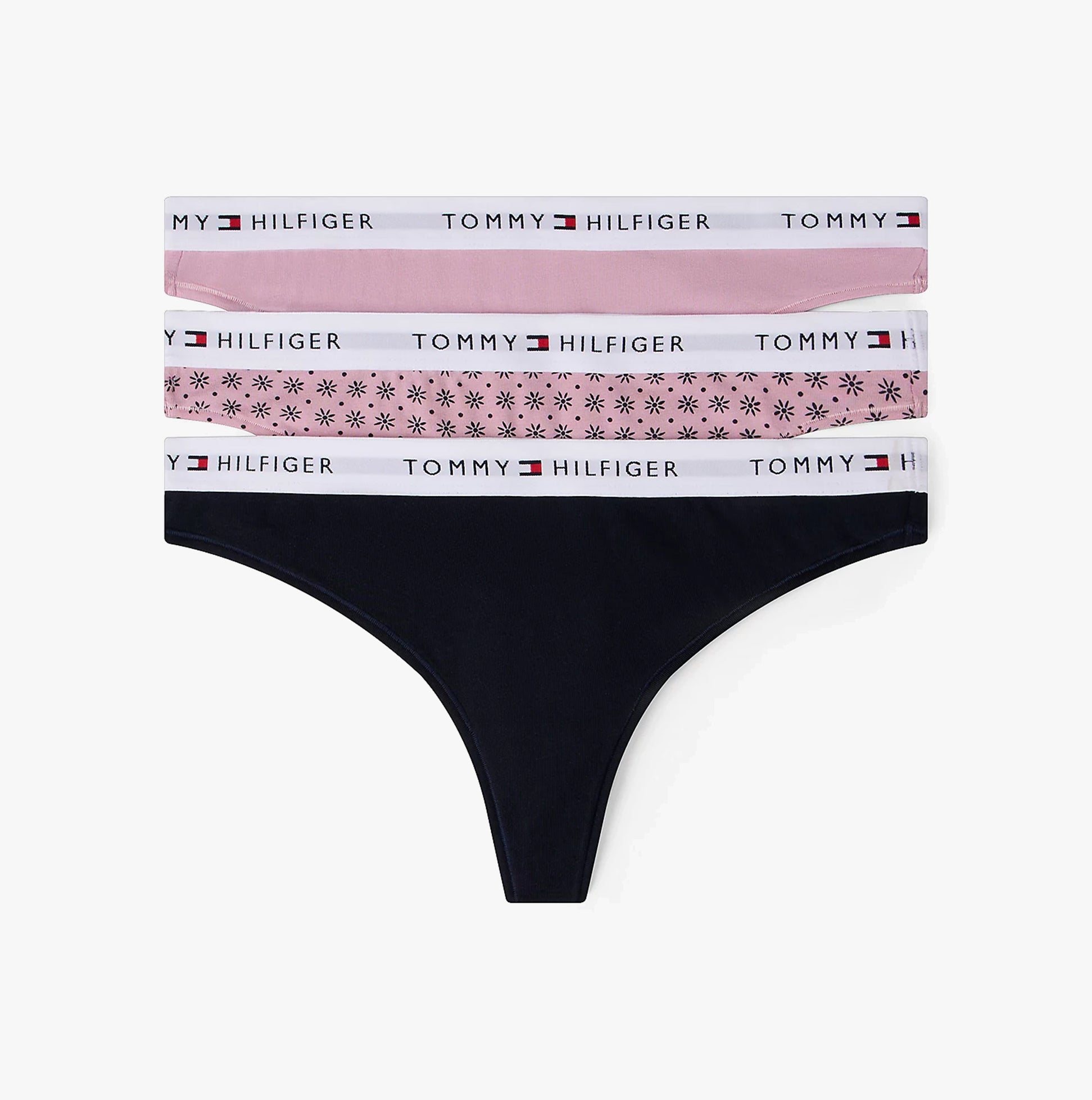 Tommy Hilfiger Womens 3 PACK THONG Multi