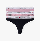 Tommy Hilfiger Womens 3 PACK THONG Multi