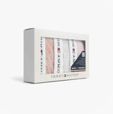 Tommy Hilfiger 3 PACK MESH BIKINI Womens Brief Multicoloured in gift box, side view showcasing fabric and branding.