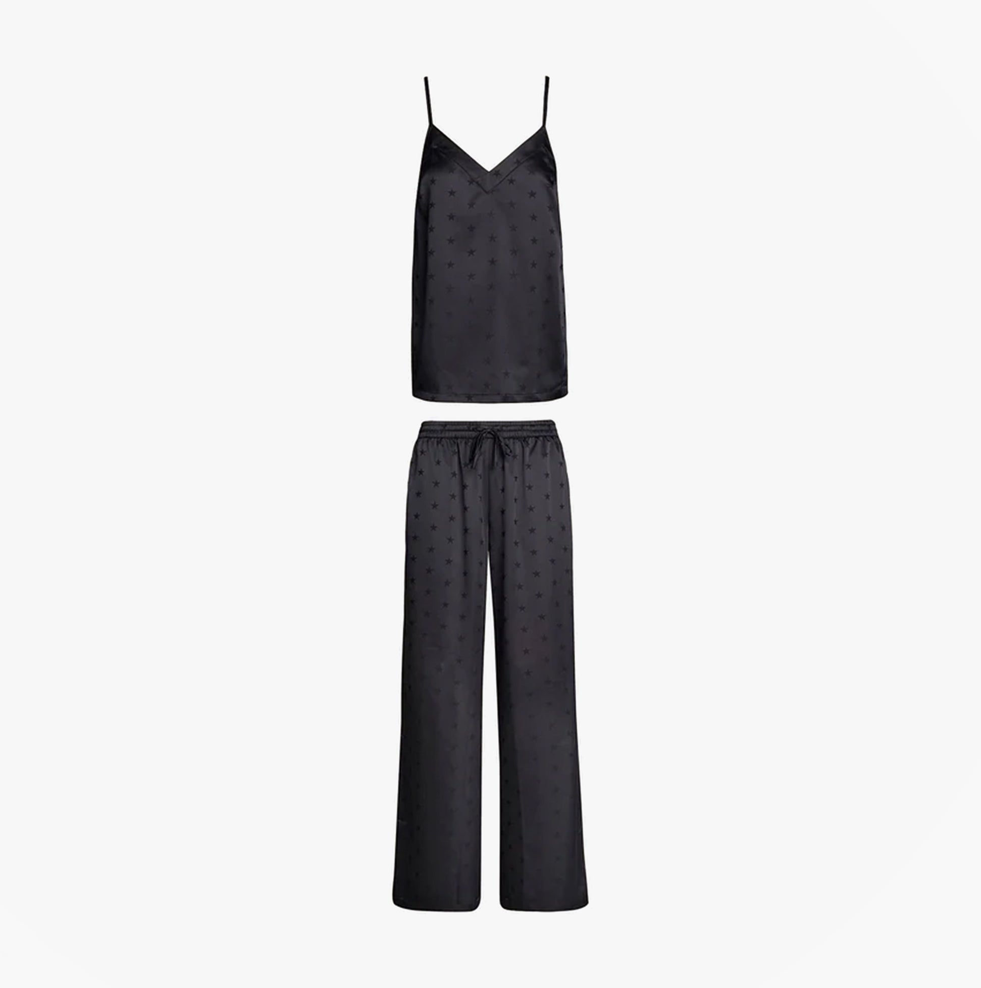 Tommy Hilfiger ESS HOLIDAY Womens Cami & Long Pants Black