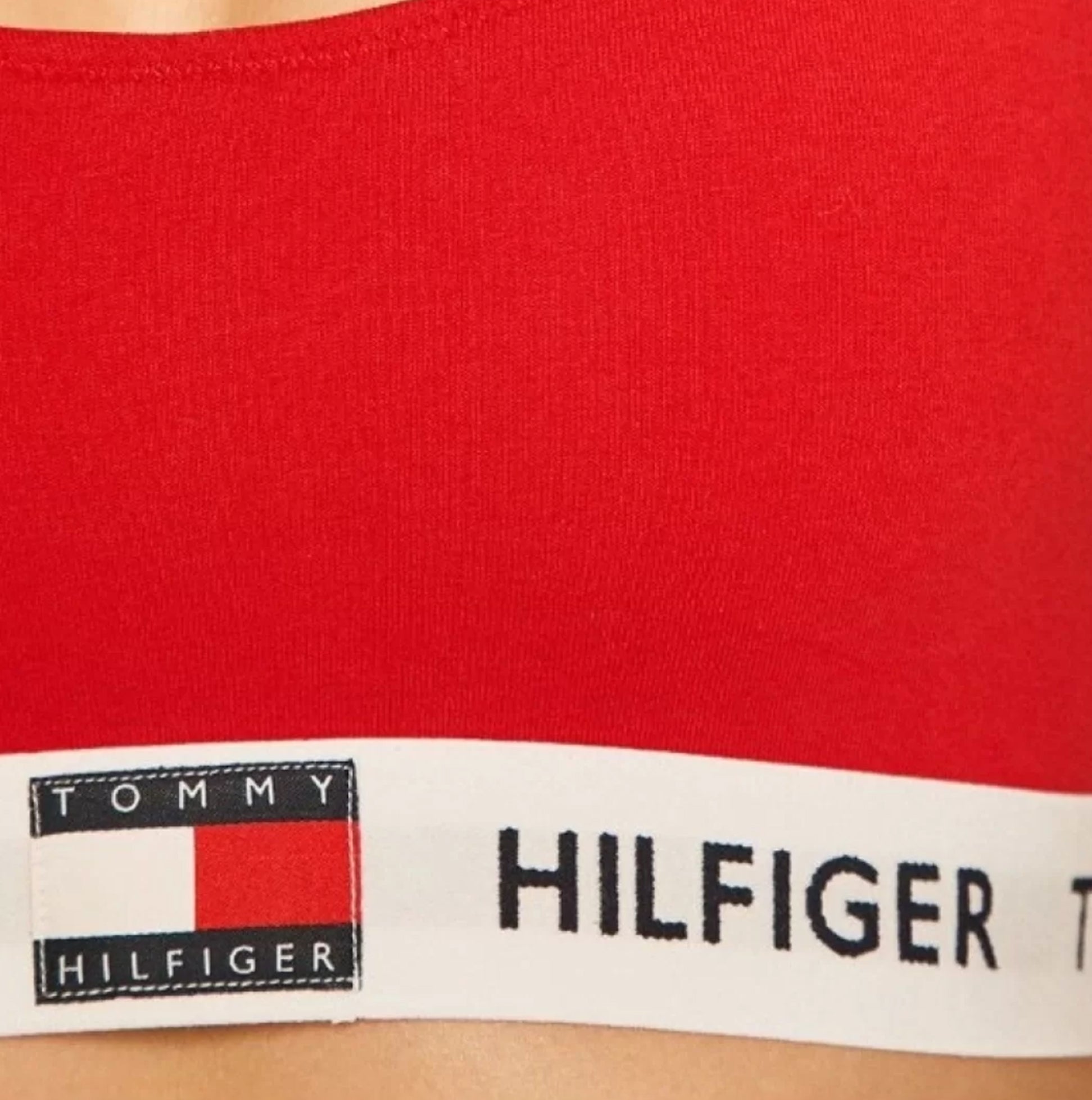 Tommy Hilfiger UNLINED BRALETTE Ladies Primary Red