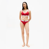 Tommy Hilfiger HERITAGE Womens Padded Push-Up Bralette Primary Red