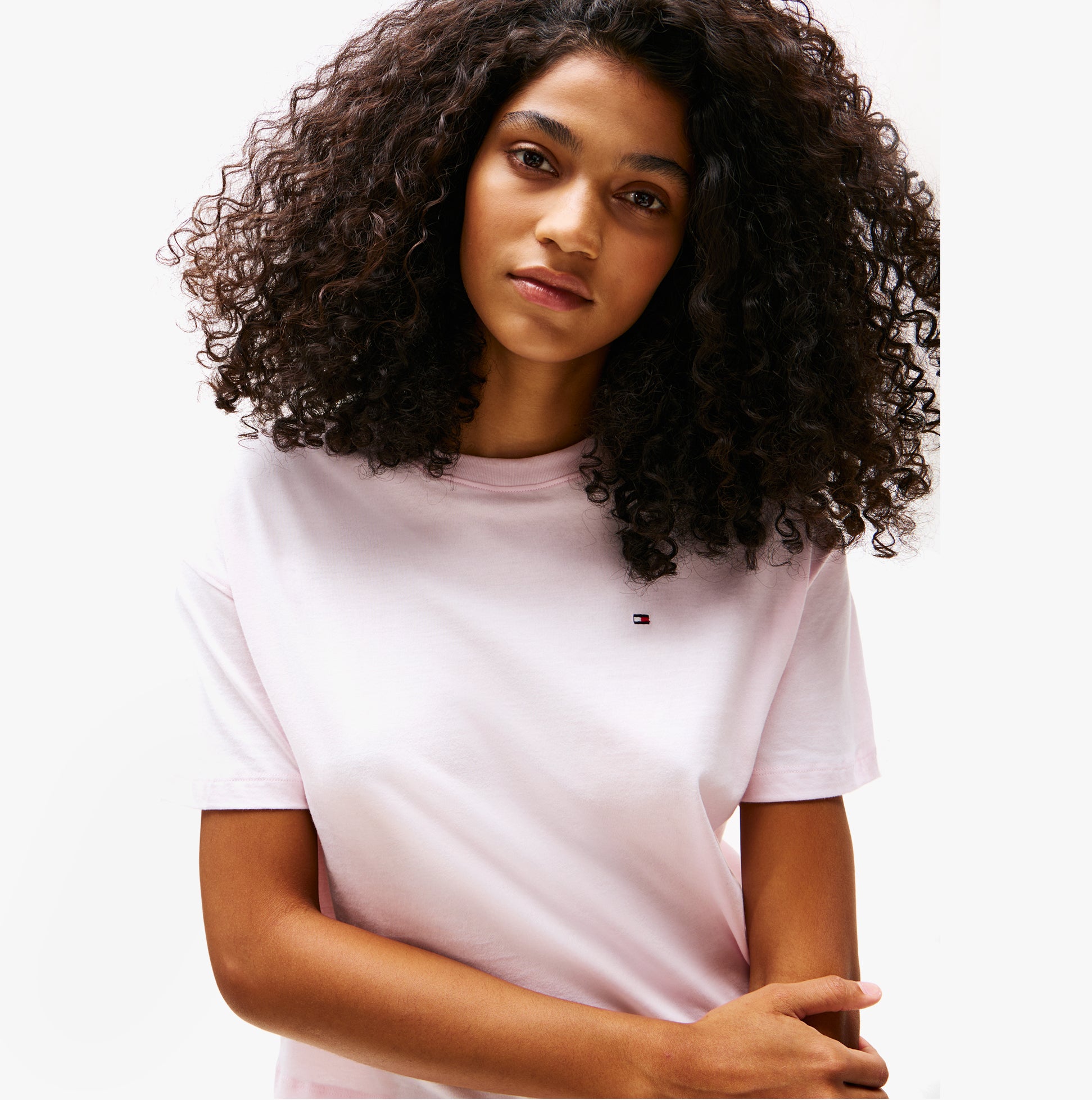 Tommy Hilfiger COTTON Womens Short Pyjama Set Light Pink