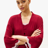 Tommy Hilfiger LACE KIMONO Womens Rouge