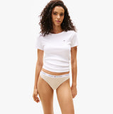 Tommy Hilfiger Tommy Hilfiger UW0UW06134 GIFT 3 PACK THONG PR Womens Thong Multicoloured