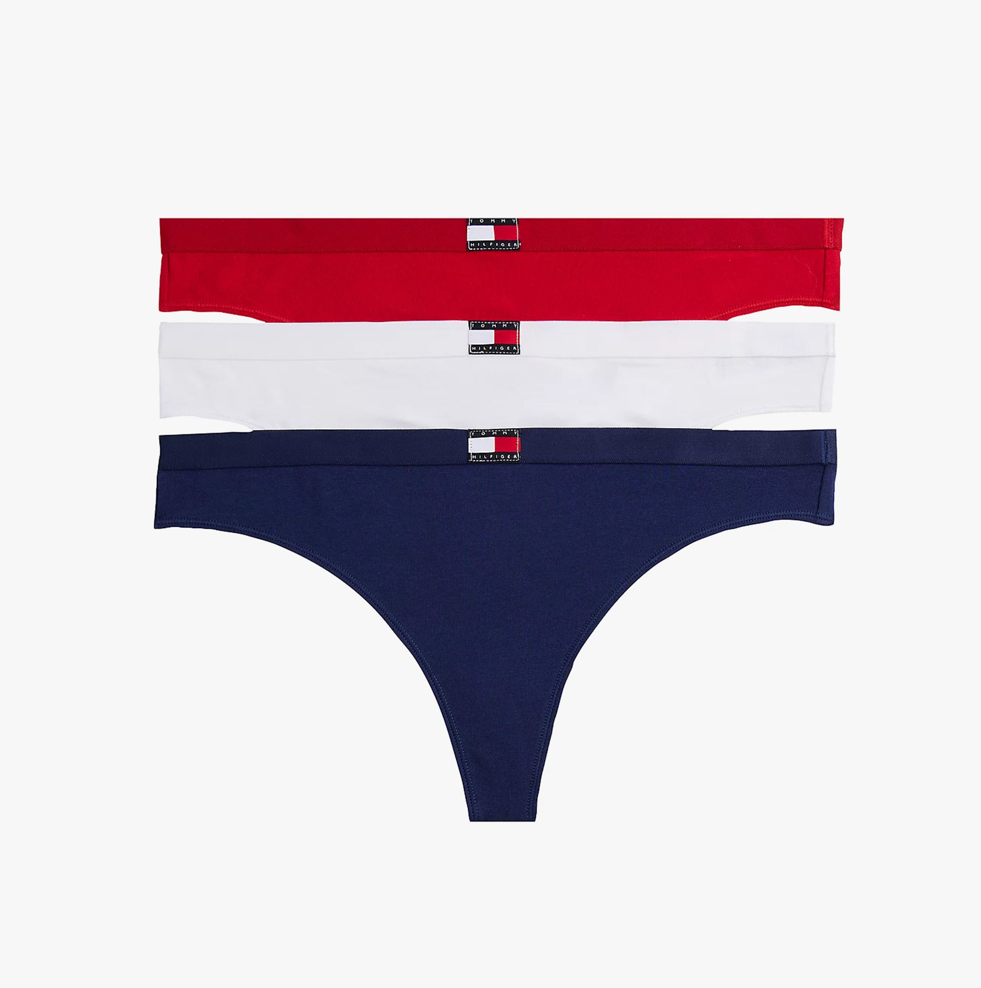 Tommy Hilfiger Womens 3 PACK THONG Multicoloured