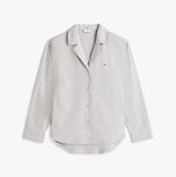 Tommy Hilfiger STRIPE FLANNEL SHIRT Womens Set Thin Stripe Light Grey