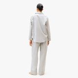 Tommy Hilfiger STRIPE FLANNEL SHIRT Womens Set Thin Stripe Light Grey