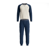 Tommy Hilfiger LS JERSEY PJ Set Mens Pyjama Set Jewel Blue