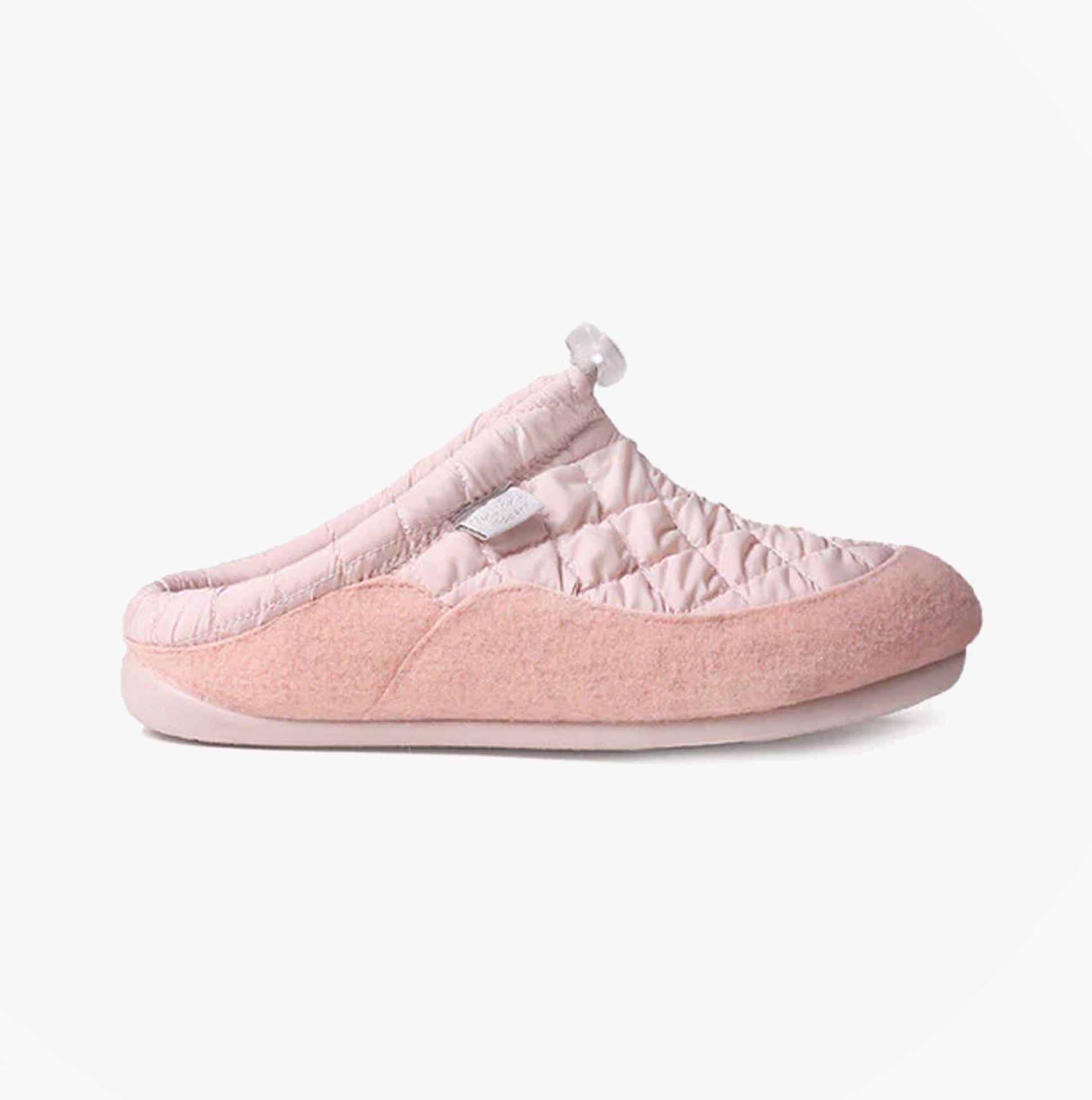 Toni Pons MEL-UM Womens Slippers Nude side view showing comfortable slip-on mules with a round toe and flat sole.