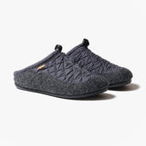 Toni Pons DARLA-SB Womens Slippers Gris side view showing grey sheepskin mules with round toe and slip-on design.