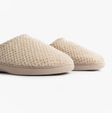 Totes Isotoner POPCORN TERRY Womens Mule Slippers Oat