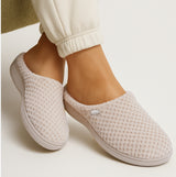 Totes Isotoner POPCORN TERRY Womens Mule Slippers Oat