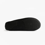 Totes Isotoner SQUARE PATTERNED SMART MOCCASIN Mens Moccasin Slippers Black