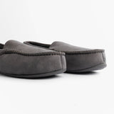 Totes Isotoner SQUARE PATTERNED SMART MOCCASIN Mens Moccasin Slippers Grey