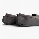 Totes Isotoner SQUARE PATTERNED SMART MOCCASIN Mens Moccasin Slippers Grey