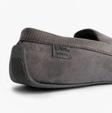 Totes Isotoner SQUARE PATTERNED SMART MOCCASIN Mens Moccasin Slippers Grey