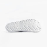 Totes Sol Bounce 0350FWHI Womens Toe Post Sandals White bottom view showing rubber sole with traction pattern.
