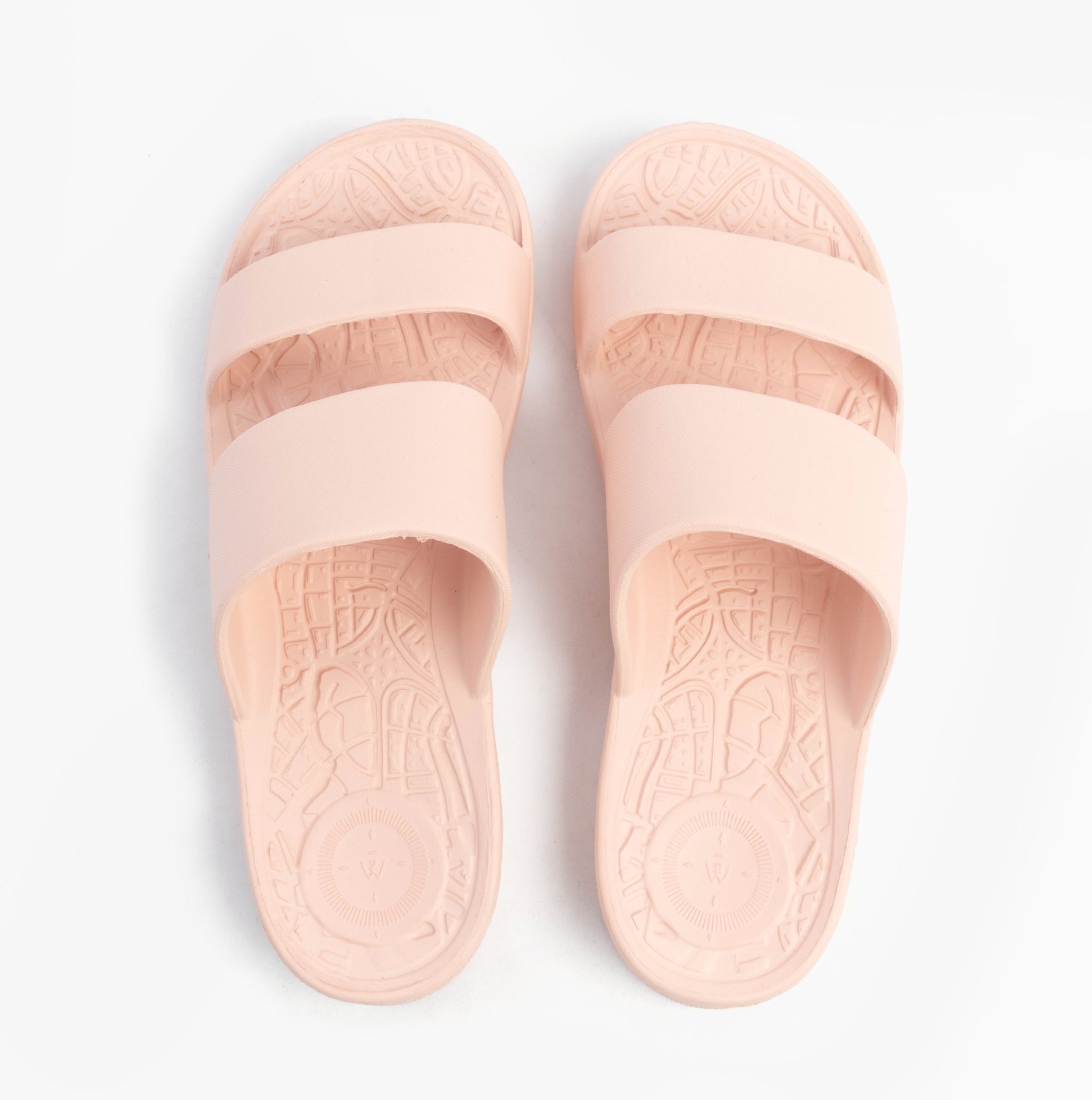 Totes Sol Bounce 0351FSND Womens Double Strap Slides Evening Sand