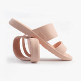 Totes Sol Bounce 0351FSND Womens Double Strap Slides Evening Sand