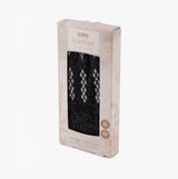 Totes Toasties STRETCH KNITTED SMARTOUCH GLOVES Womens Black Sparkle in packaging, showcasing front view and design details.