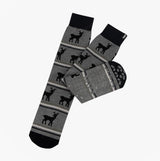 Totes Toasties ORIGINAL NOVELTY SLIPPER SOCKS Mens Socks Stag