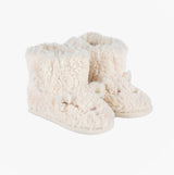 Totes Toasties POLAR BEAR Kids Bootie Slippers Beige
