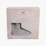 Totes Toasties FAUX FUR Boot Slippers Womens Grey