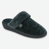 Totes Isotoner SPARKLE HEELED MULE SLIPPER Womens Mules Green