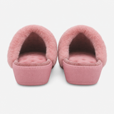 Totes Isotoner SPARKLE HEELED MULE SLIPPER Womens Mules Pink