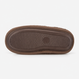 Totes Isotoner BORG SWEPT BACK MULE SLIPPER Womens Mules Brown