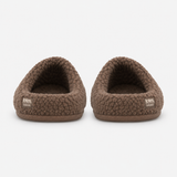 Totes Isotoner BORG SWEPT BACK MULE SLIPPER Womens Mules Brown