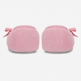 Totes Isotoner TERRY BALLERINA SLIPPERS Womens Full Slippers Pastel Pink